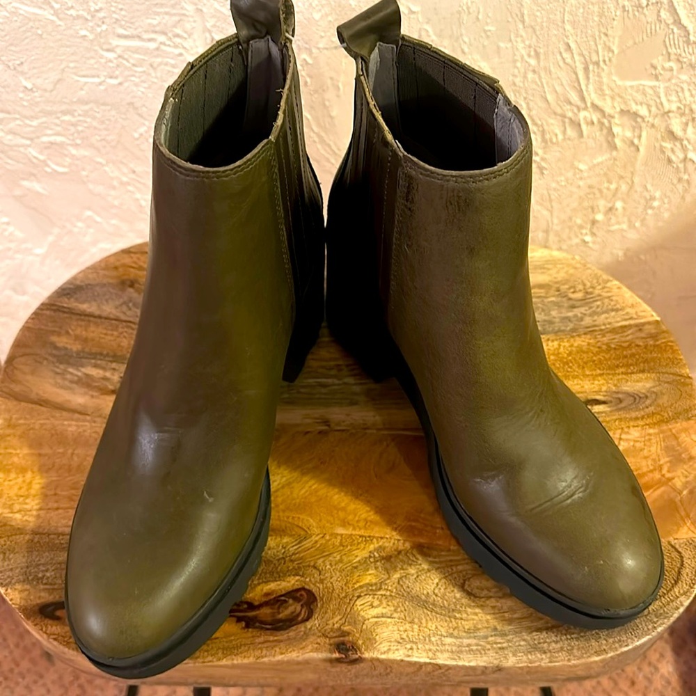 Eileen Fisher wedge bootie